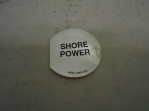 SHORE POWER DECAL