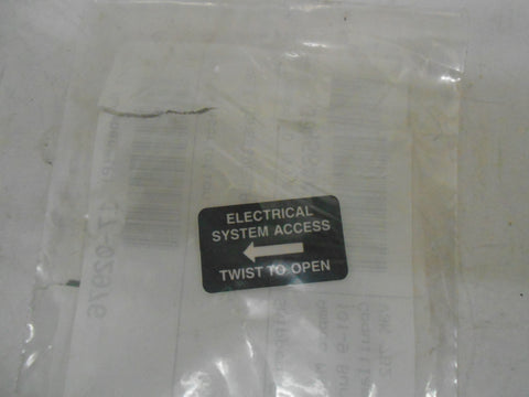 ELECTRICAL LABEL - 17-02976