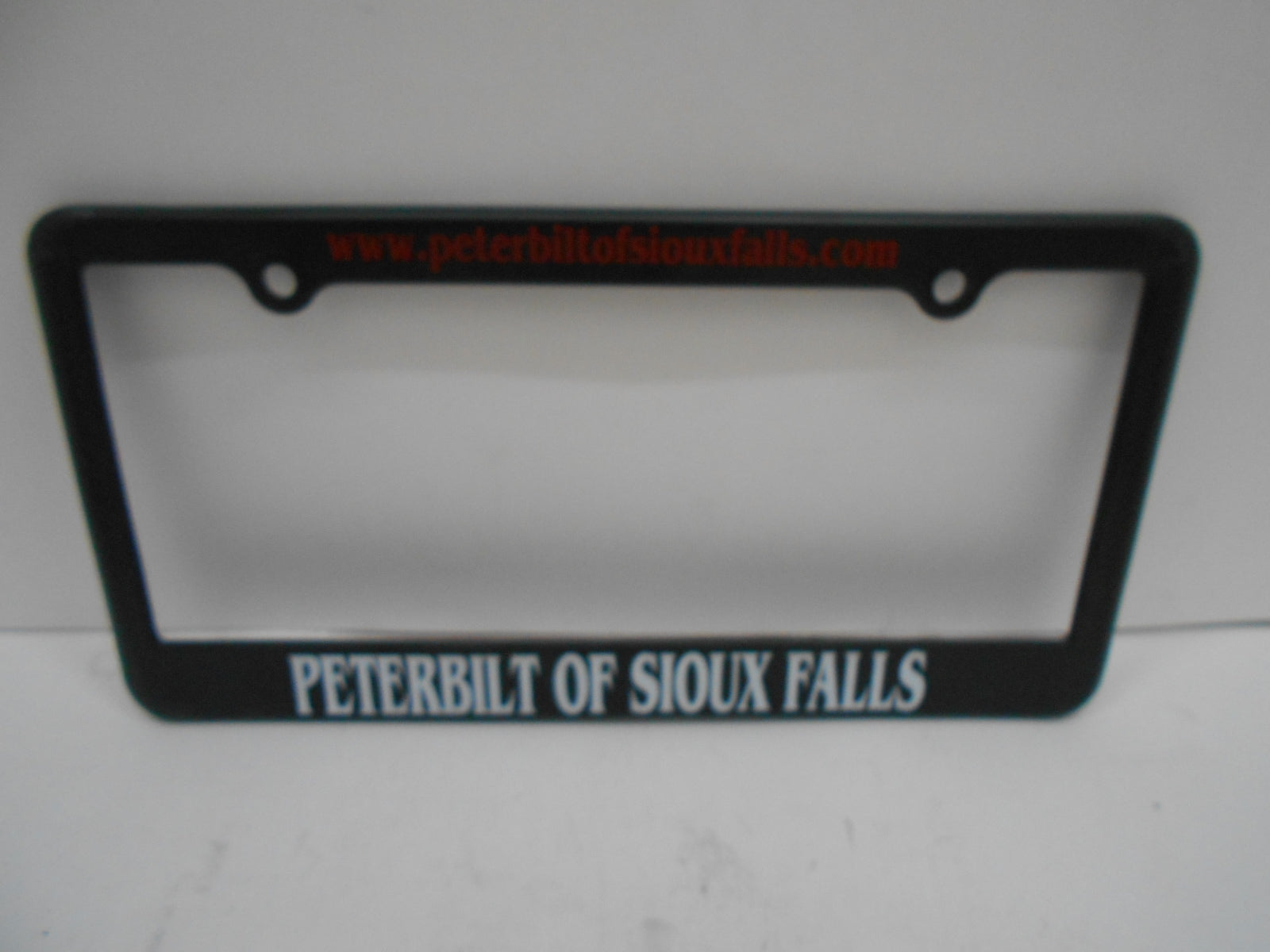 PETERBILT OF SIOUX FALLS LICENSE PLATE FRAME