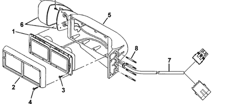 DUAL SQUARE HEADLIGHT