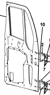 387 CAB DOOR