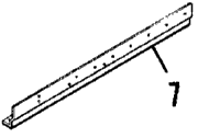 63" UPPER BUNK SUPPORT ANGLE