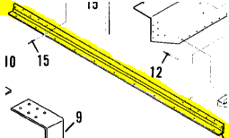 UNIBILT UPPER BUNK LH SUPPORT ANGLE