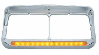 DUAL SQUARE HEADLIGHT BEZEL - 32351