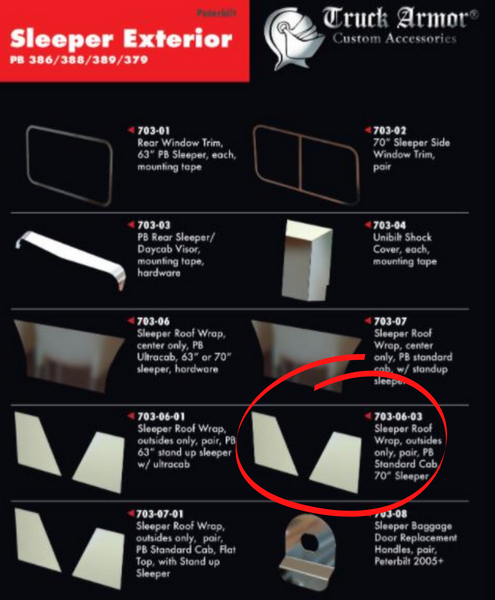 Sleeper Roof Wrap - 703-06-03