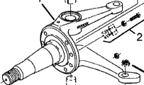 LH STEERING SPINDLE - 973224ETN