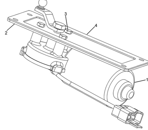 WIPER MOTOR - E006-185