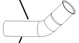 EXHAUST ELBOW - M66-6451-320