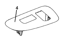 DOOR SWITCH BEZEL - S18-6004-501