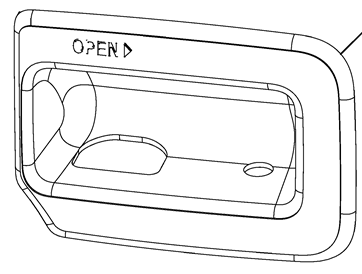 LOCK TRIM - T25-6013-281