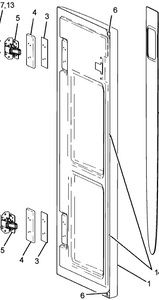 CLOSET DOOR - U25-6014-3251